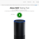 Echosim.io is simple to use and ties to your Amazon account. Image: Screenshot
